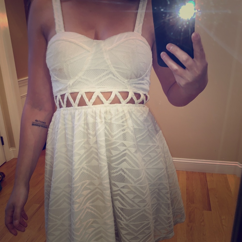 Cutout Mini Dress